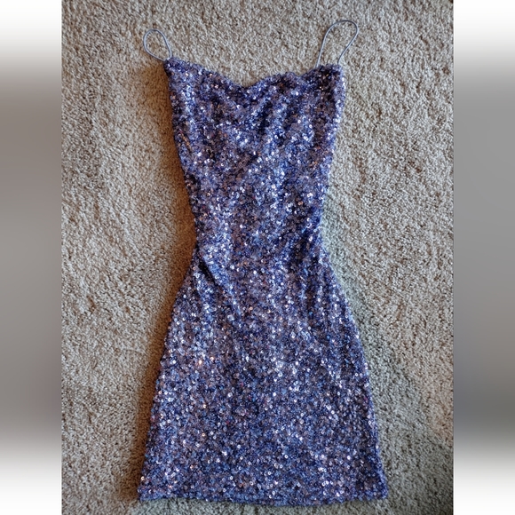 Windsor Lavender Sequin Dress size 5/6 - Picture 9 of 16